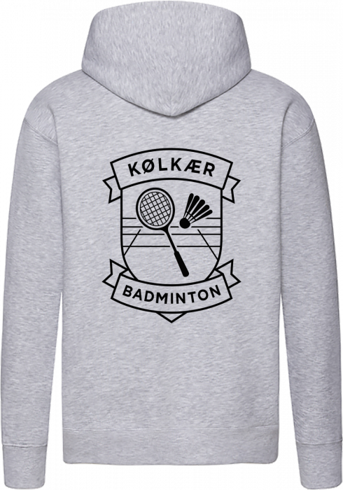 Fruit of the loom - Kølkær Badminton Klassisk Hoodie Børn - Heather Grey