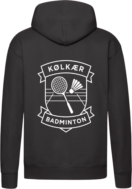 Fruit of the loom - Kølkær Badminton Classic Hoodie Adults - Black
