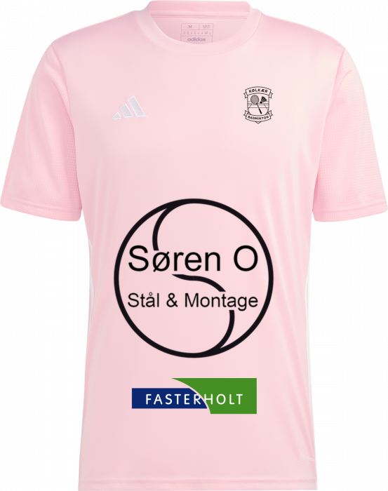 Adidas - Kølkær Badminton Player Jersey Adults - Light Pink & weiß